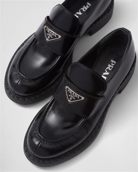 prada oafers|loafers Prada women's.